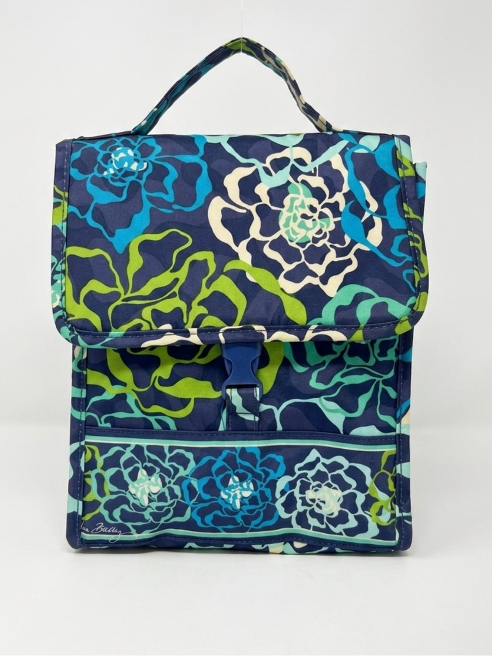 Vera Bradley Lunch Box Tote Insulated Katalina Blues Floral Lunch Bag Cooler